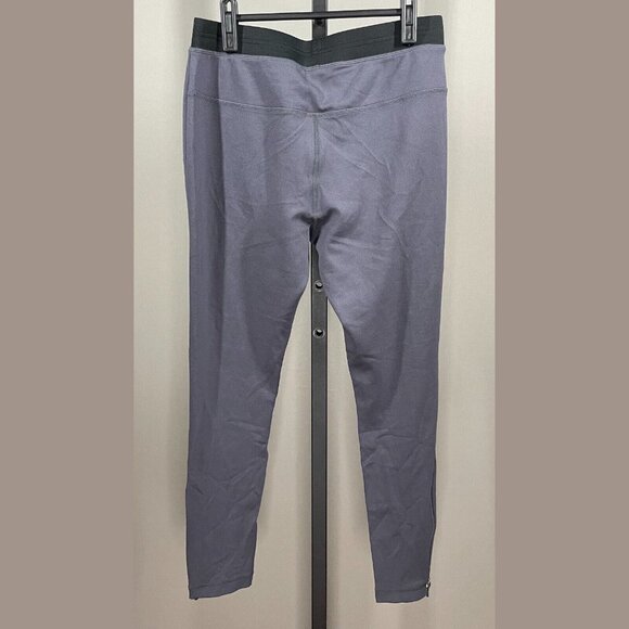 NEW Fabletics Pants Womens Medium gray black ponte knit athletic leggings - Picture 9 of 11